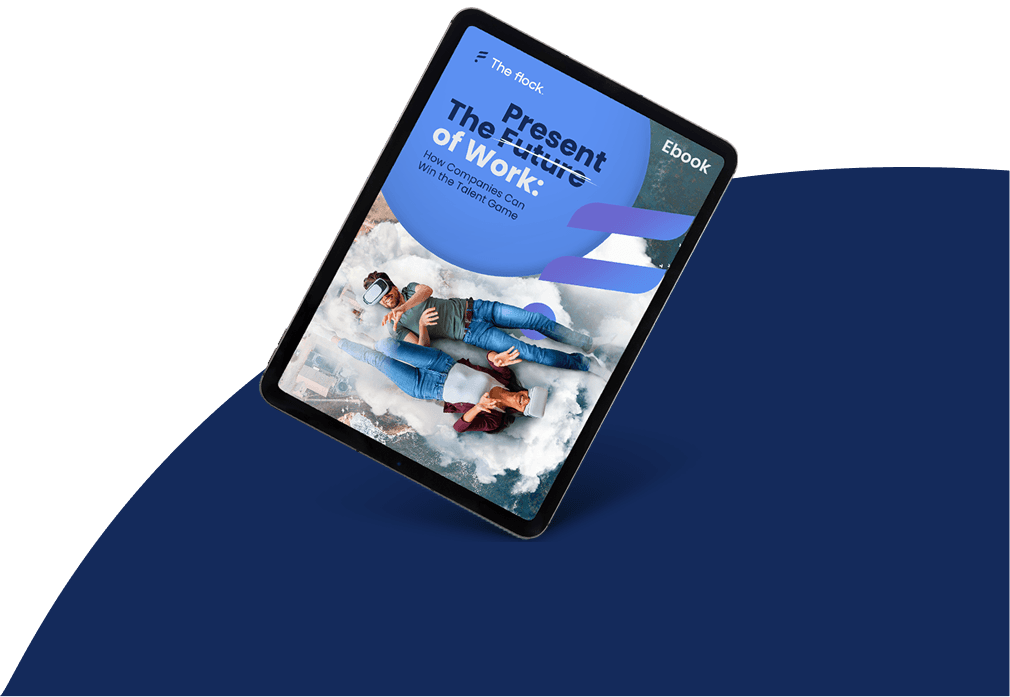 mockup e-book The Flock